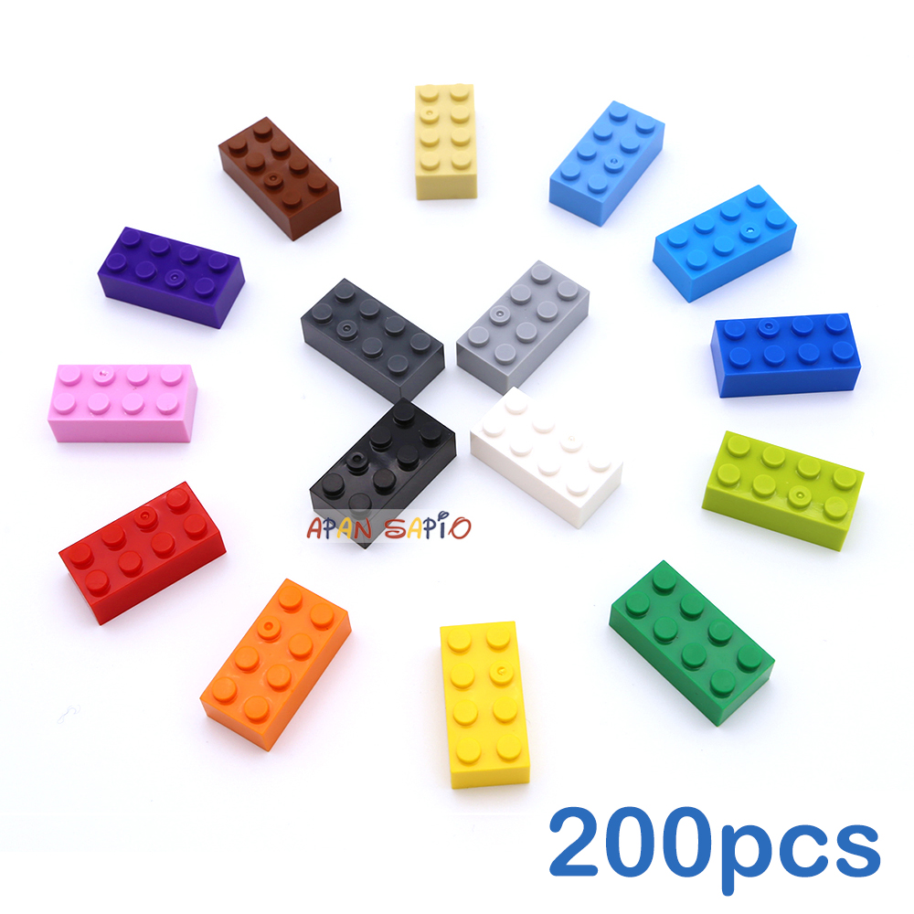 Lego Set Creator - 200 adet 2x4 Nokta DIY Yapı