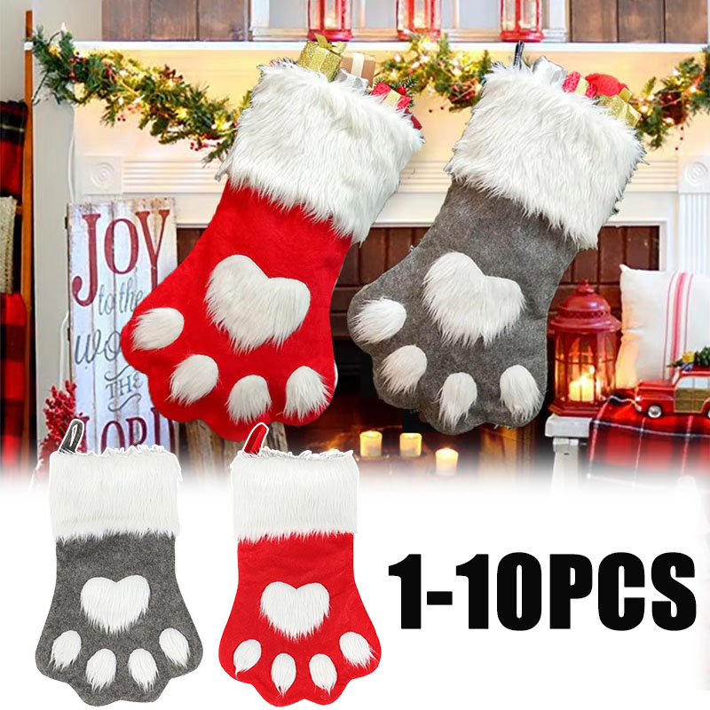 1/3/5/10 adet sevimli büyük ka - Christmas Stocking Hanging incelemesi ve fiyatı