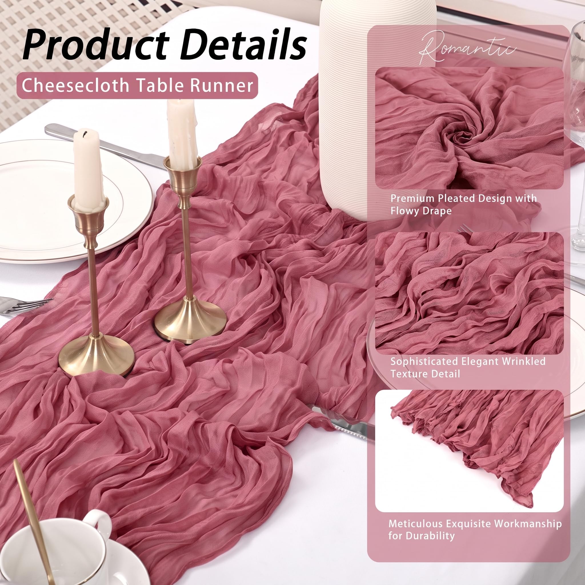 10'lu Set Masa Örtüsü Gazlı Kr - Christmas Table Runner incelemesi ve fiyatı