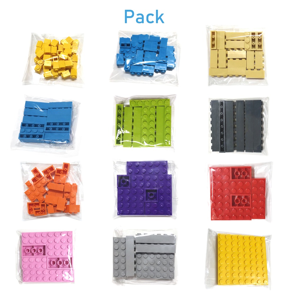 200 adet 2x4 Nokta DIY Yapı Ta - Lego Set Creator incelemesi ve fiyatı