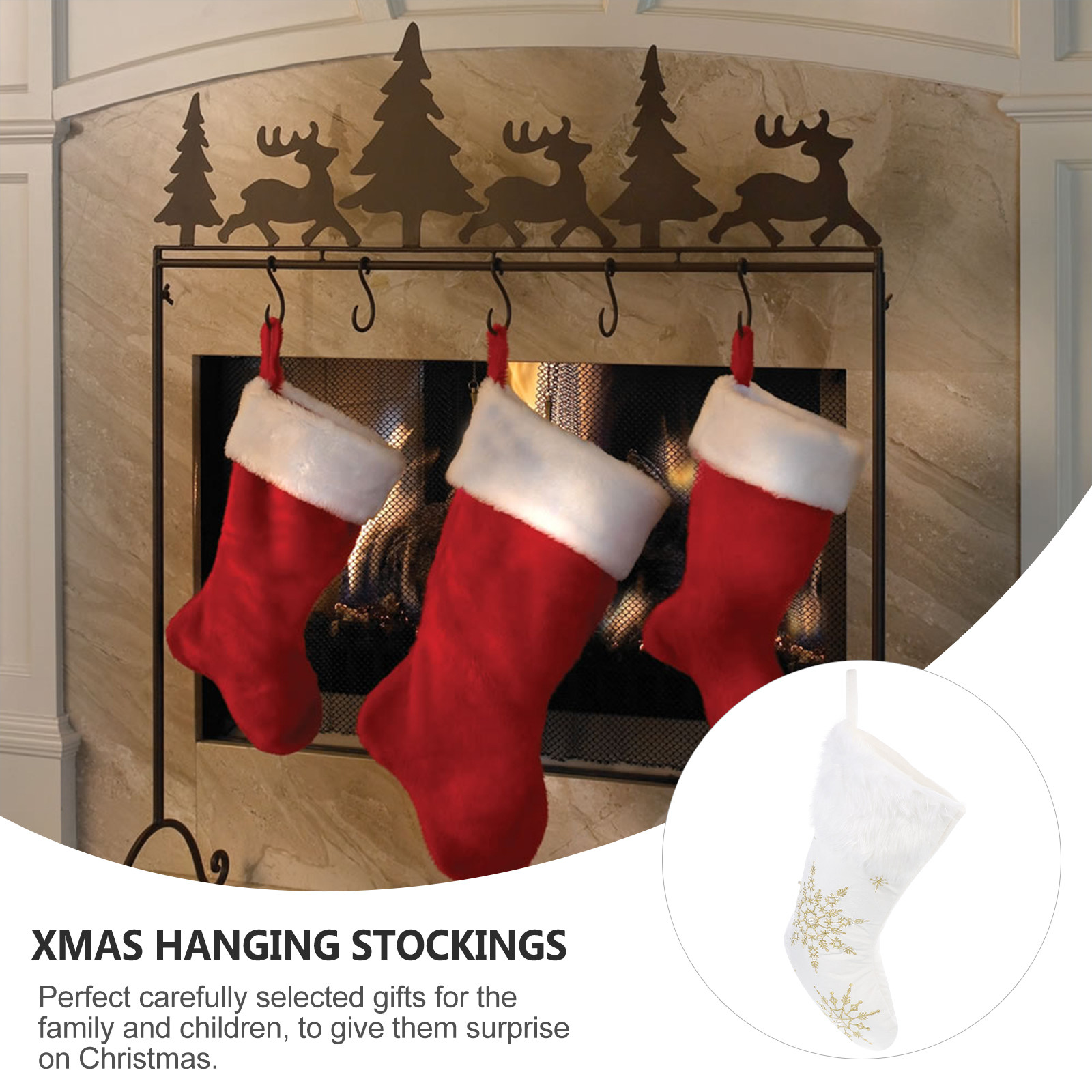 1 Adet Noel Çorabı Dekorasyonu - Christmas Stocking Hanging incelemesi ve fiyatı