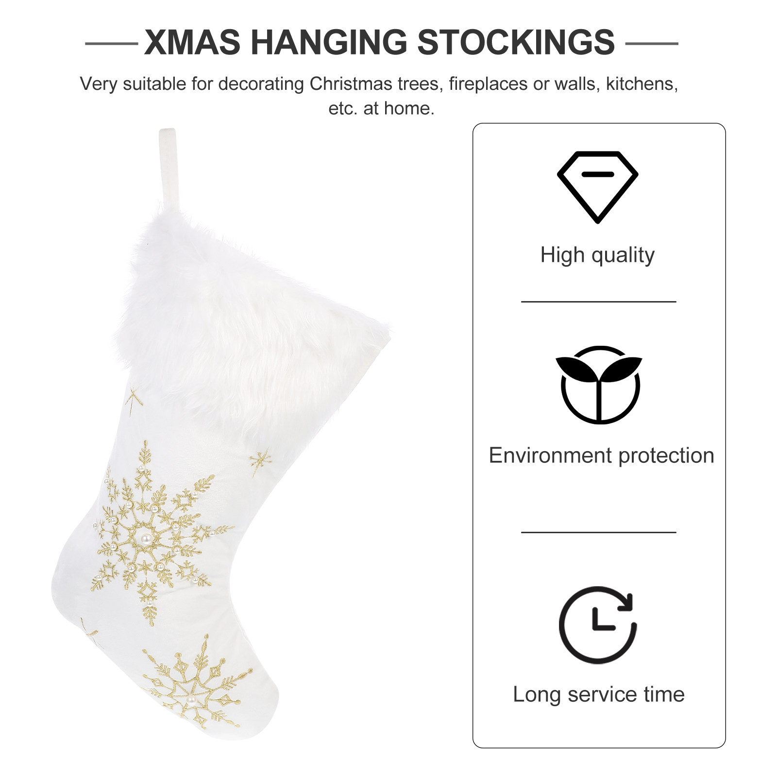 1 Adet Noel Çorabı Dekorasyonu - Christmas Stocking Hanging incelemesi ve fiyatı