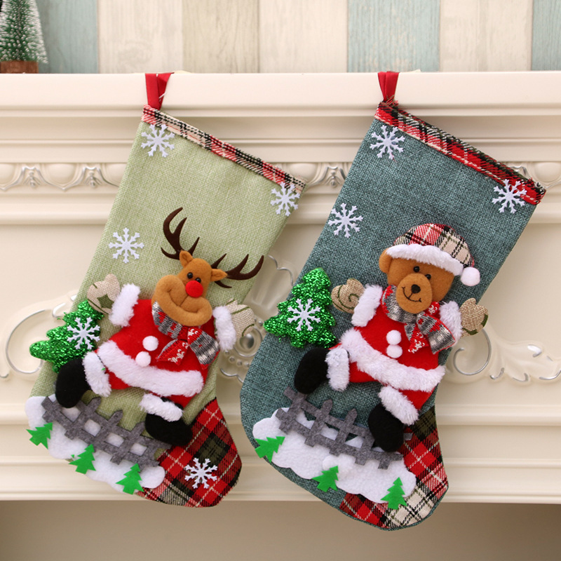 31 cm Büyük Noel Çorap Noel Sü - Christmas Stocking Hanging incelemesi ve fiyatı