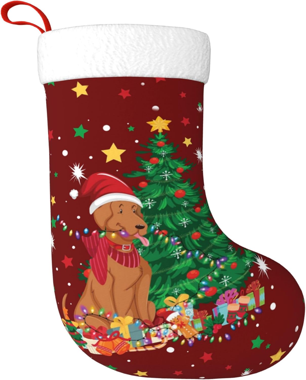 Noel Köpek Işık Tasarımlı 45 c - Christmas Stocking Hanging incelemesi ve fiyatı